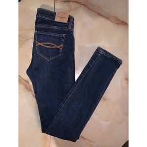 Abercrombie Kids Size 14 Skinny Dark Blue Jeans